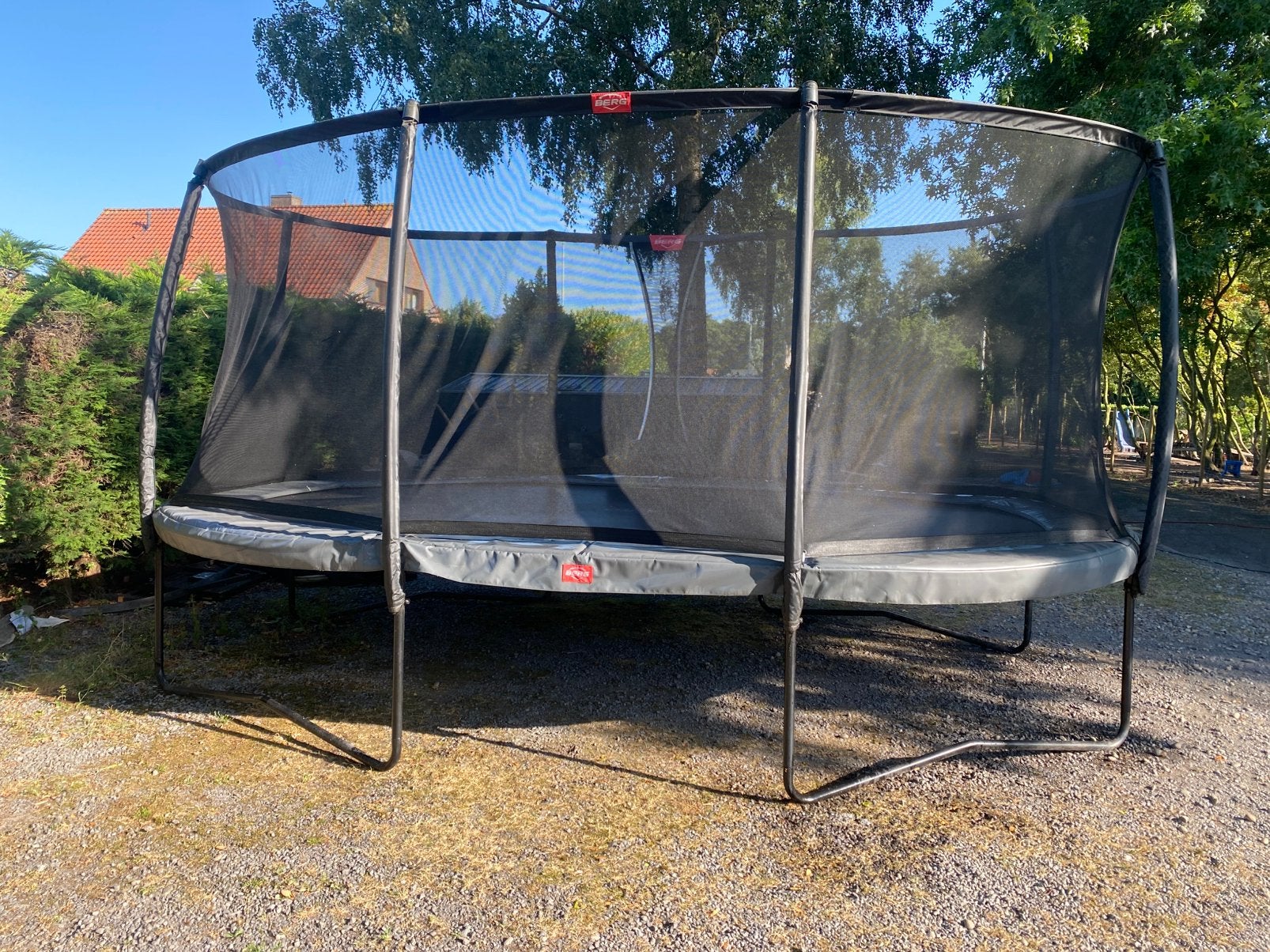 Trampoline Berg Champion Airflow Deluxe, Enlèvement, Comme neuf