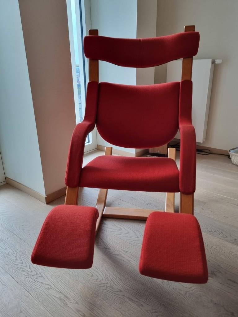 Varier stoel/Stokke Gravity Balans — uitstekende staat, Ophalen, Design scandinave, Zo goed als nieuw, Stof