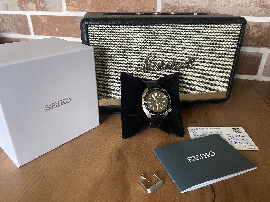 Seiko SRPG17K1 Turtle., Ophalen, Seiko, Leer, Staal