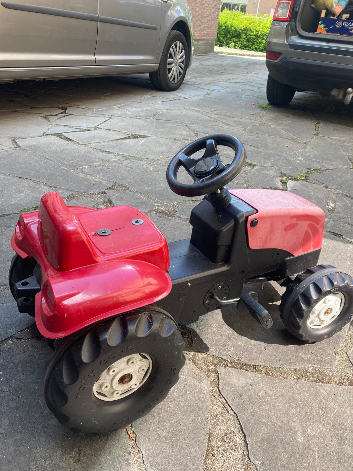 Grote kindertraptractor / looptractor – stevig model, Kinderen en Baby's, Speelgoed | Buiten | Skelters, Gebruikt, Ophalen
