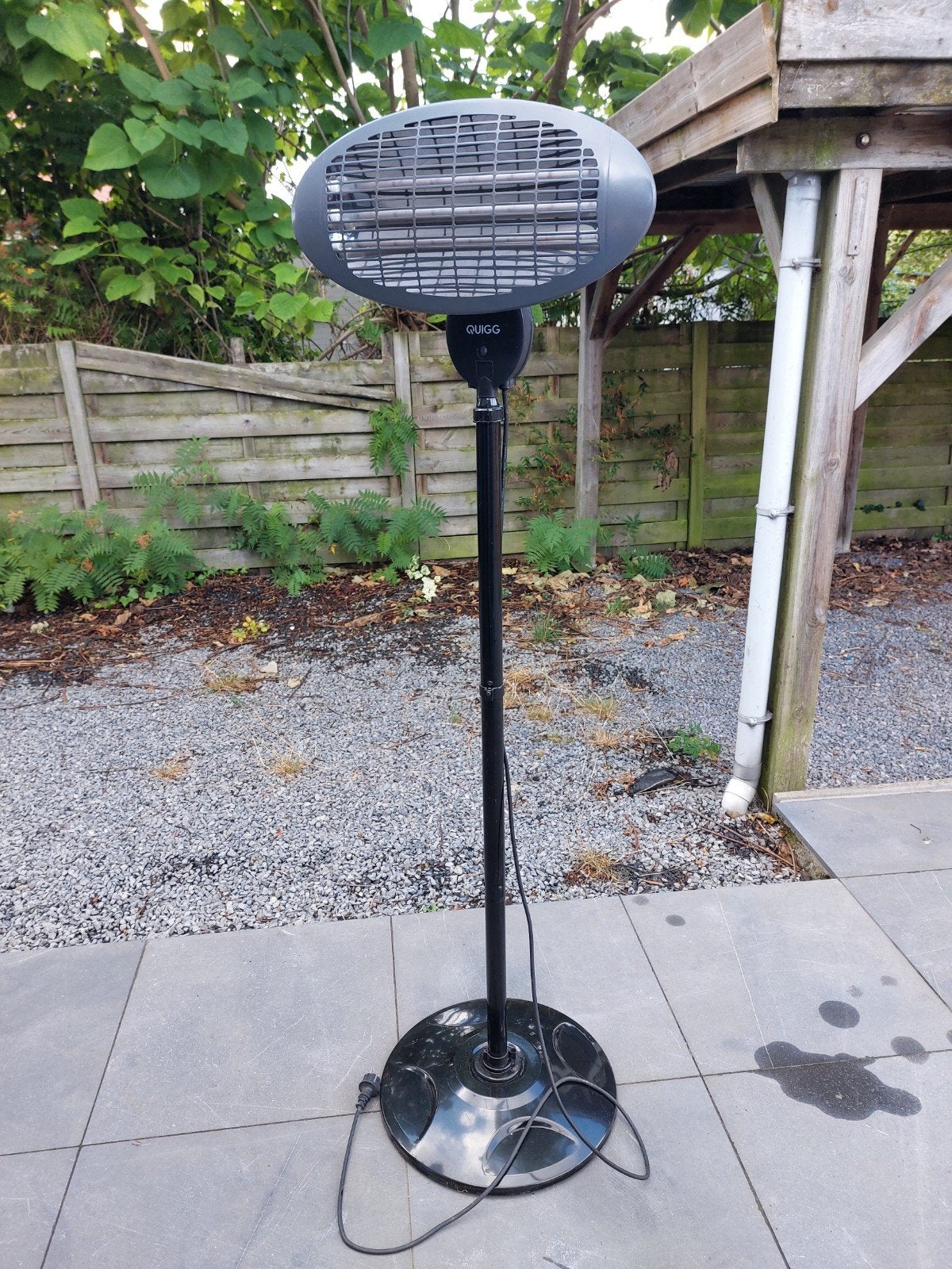 Radiateur de terrasse de 2000 watts, Enlèvement, Utilisé