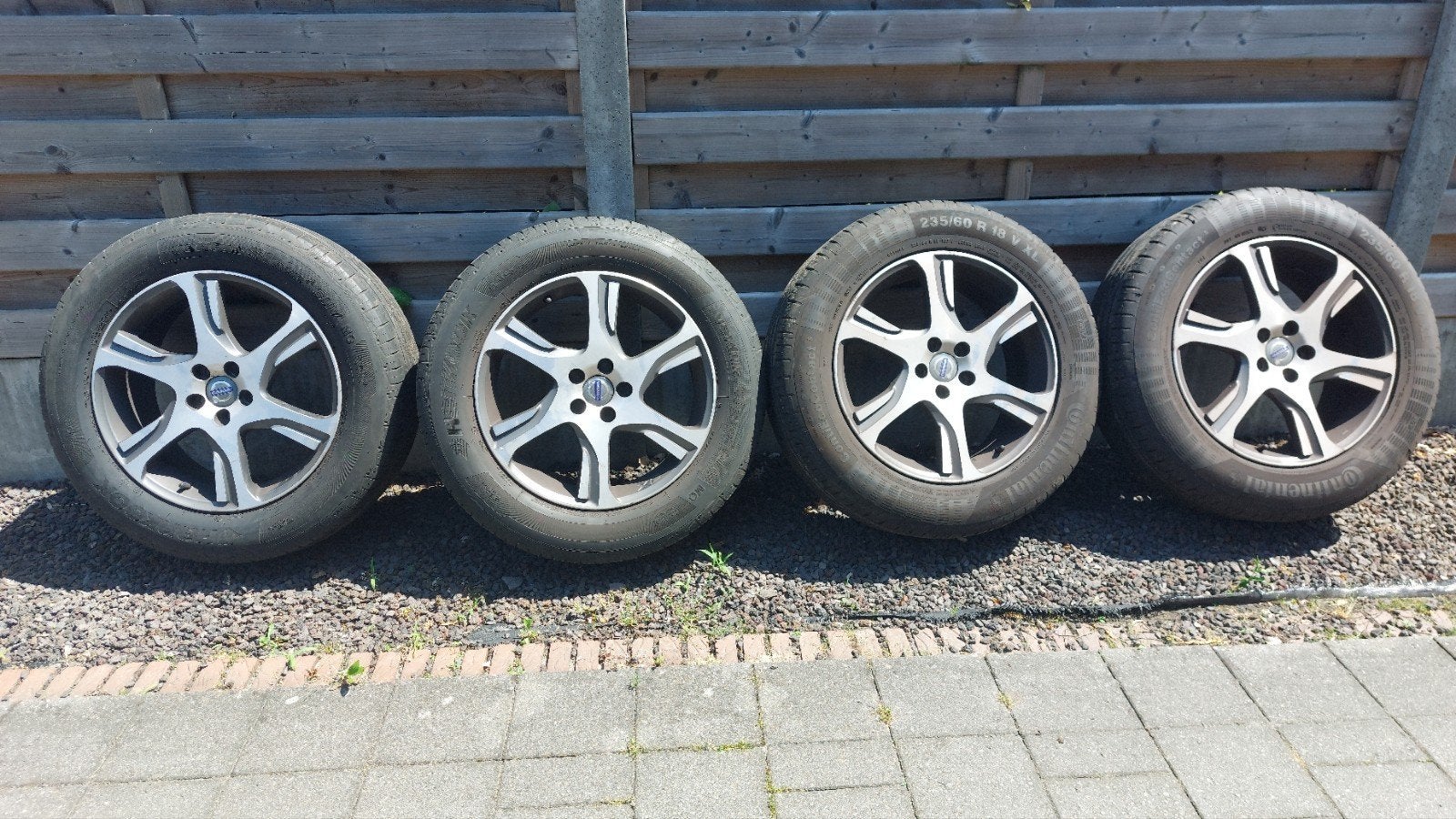 Volvo xc60 velgen met banden, Ophalen, Band(en)