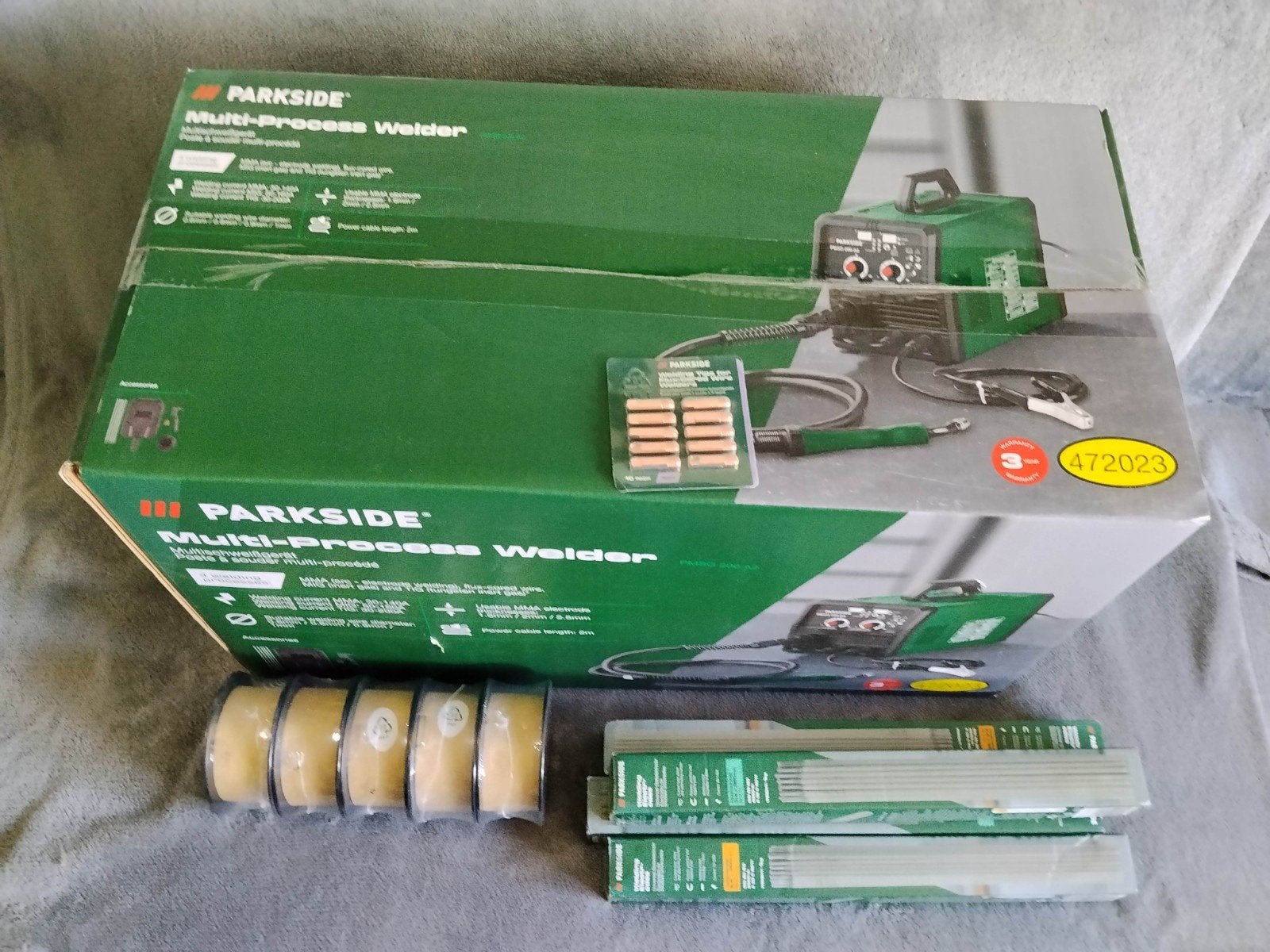 Poste a souder parkside + accessoires, Ophalen