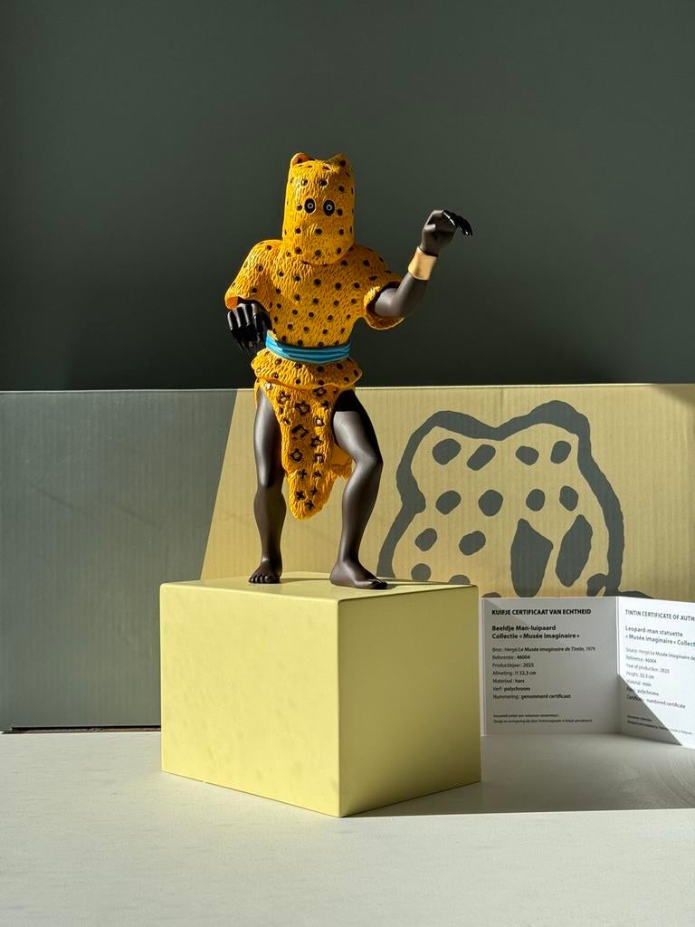 De Luipaardman - Iconen - Kuifje - Moulinsart, Ophalen of Verzenden, Kuifje, Zo goed als nieuw