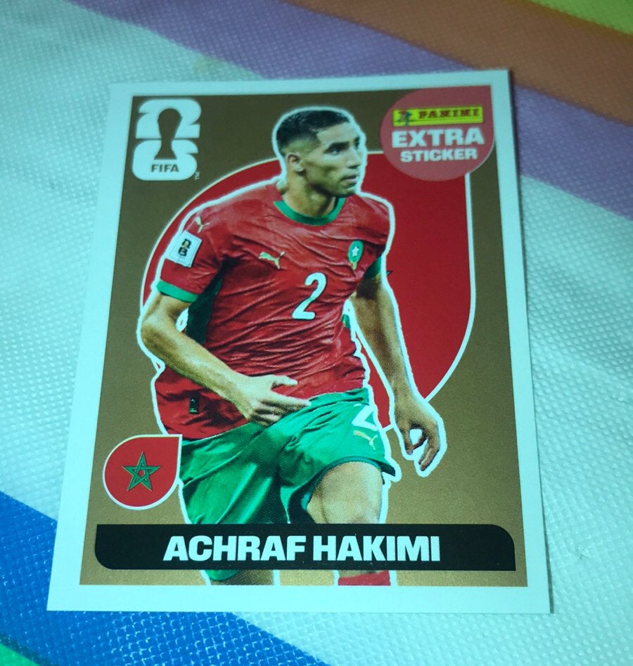 Extra sticker achraf hakimi, Verzamelen, Ophalen of Verzenden, Zo goed als nieuw