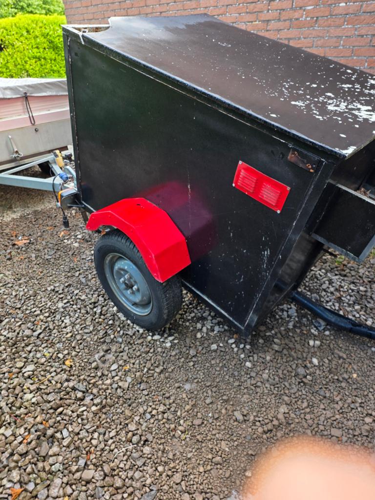 Honde aanhangwagen, Ophalen, Gebruikt