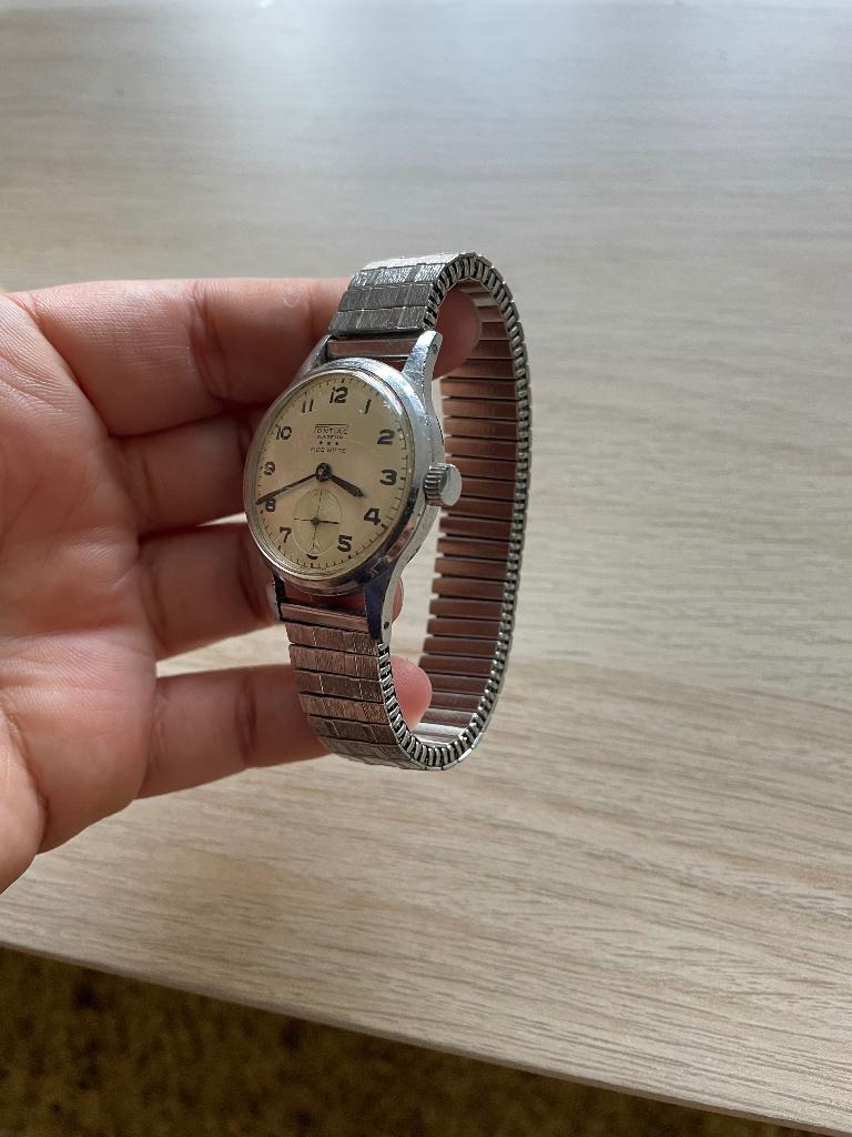 Pontiac nageur horloge, Handtassen en Accessoires, Staal, Met bandje, Polshorloge, Onbekend