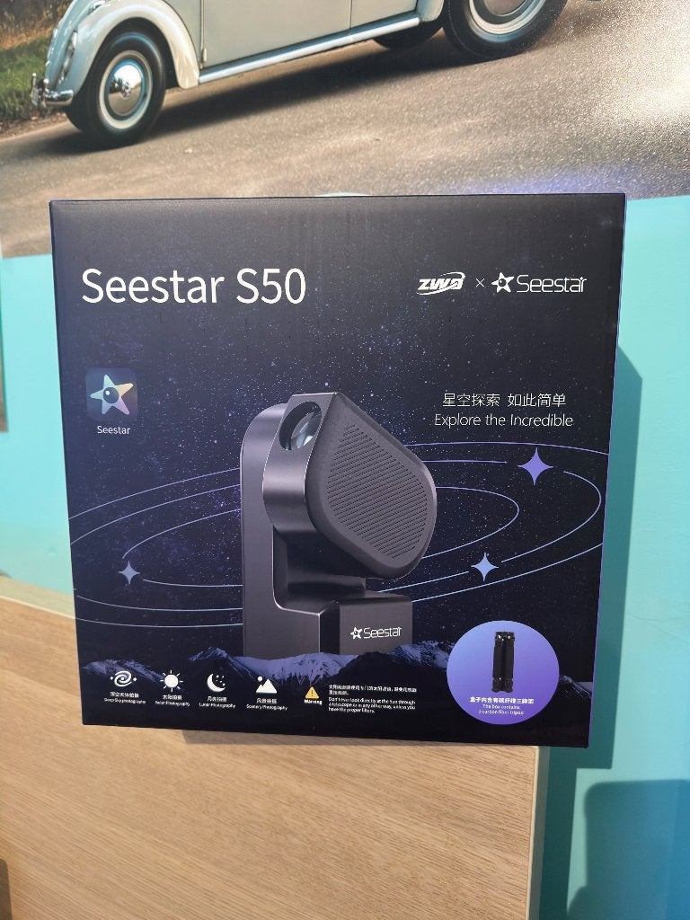 Seestar s50 ( Gloednieuw), TV, Hi-fi & Vidéo, Matériel d'optique | Télescopes, Neuf, Télescope réfracteur (lentilles), Avec trépied