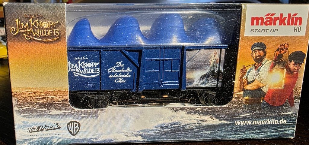 3501. Tombereau avec vagues éclairées H0 Marklin., Enlèvement ou Envoi, Neuf, Wagon, Märklin