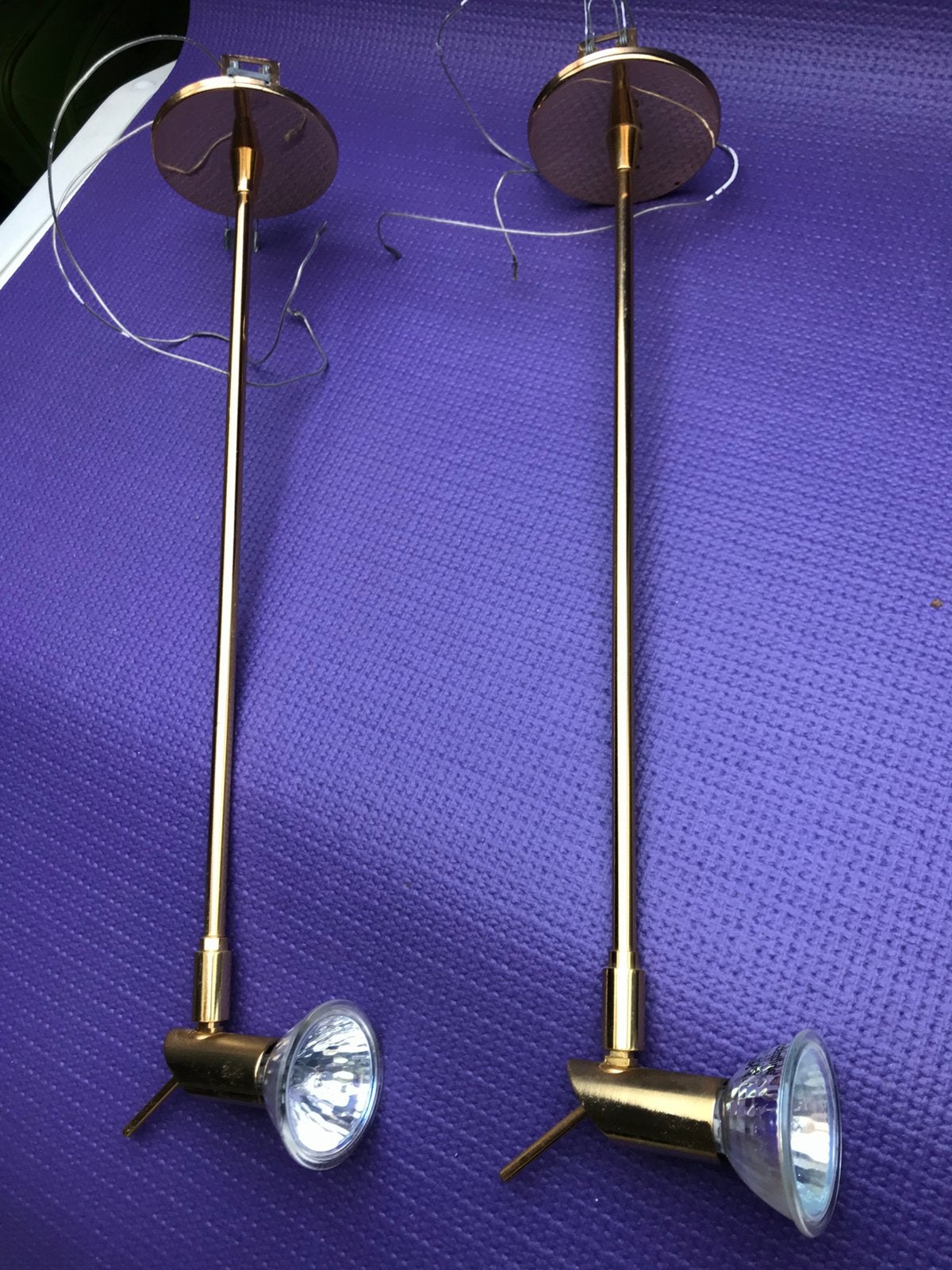 Goud kleurig, Maison & Meubles, Lampes | Spots, Enlèvement, Comme neuf
