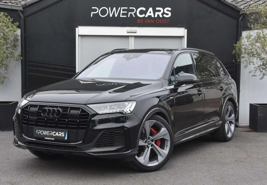 Audi Q7 60 TFSI e S-Line Plus | Pano | Stoelventilatie | Mat, Auto's, Audi, Bedrijf, Te koop, Q7, ABS, Adaptive Cruise Control