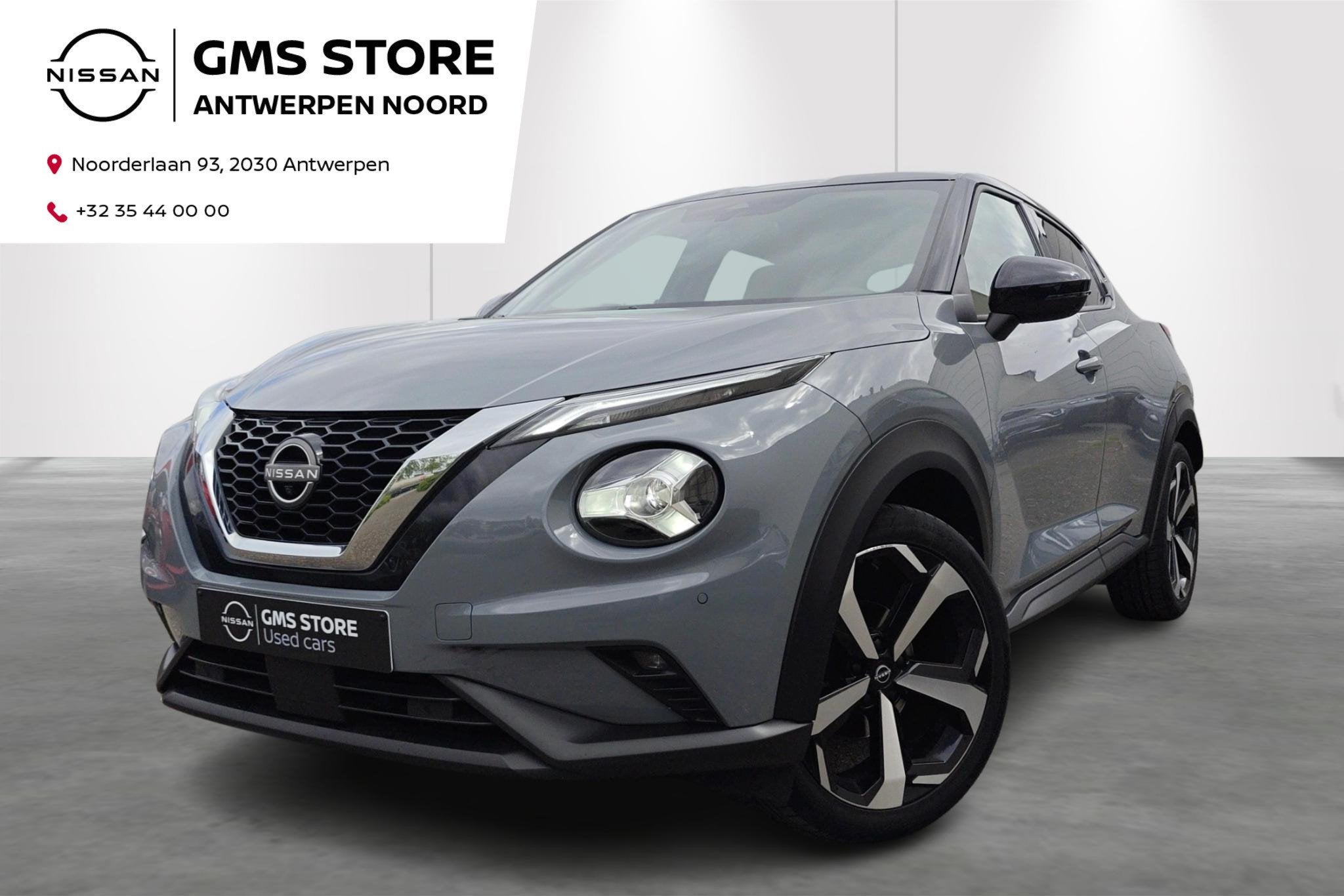 Nissan Juke 1.0 DIG-T 114 DCT Tekna + Cold Pack + Sound Pack, Stof, Zwart, 628 kg, 5 zetels