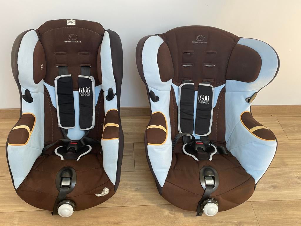 Siège auto universel avec isofix réglable 1/9-18 kg 2 pièces, Enlèvement, Utilisé, Mode veille, Isofix