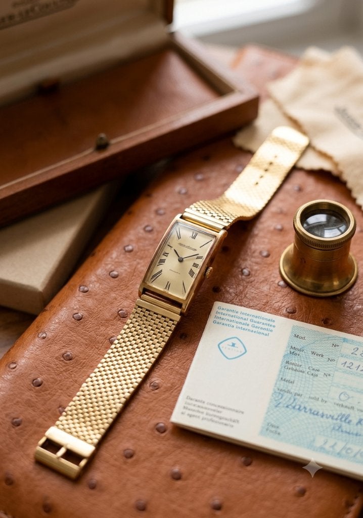 Jaeger-LeCoultre Vintage 18k goud (1969), Ophalen, Gebruikt, Goud, Goud