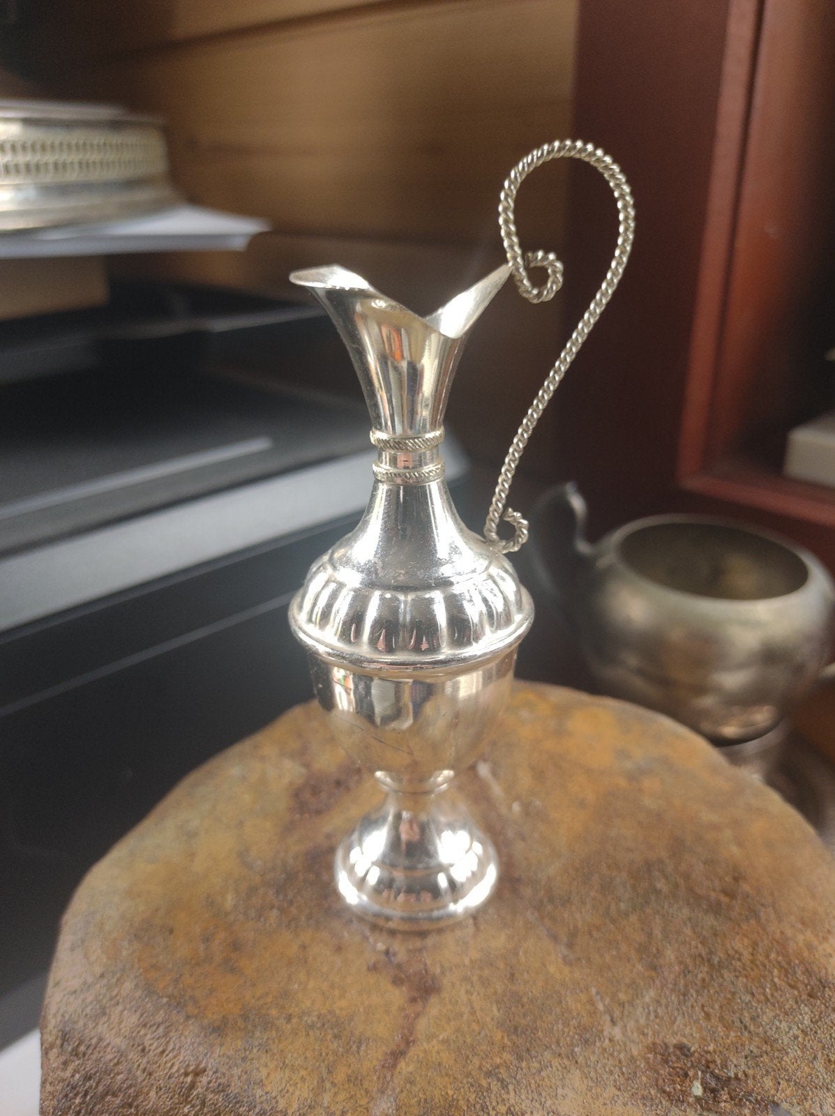 Vase en argent 925, Antiquités & Art, Envoi, Argent