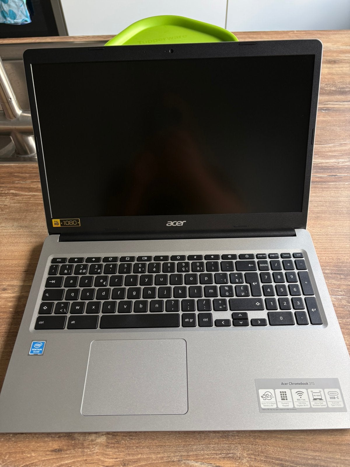 Acer Chromebook 315 CB315-3H-P2MK – Full HD – NIEUW, Neuf, Enlèvement, Azerty, 4 GB