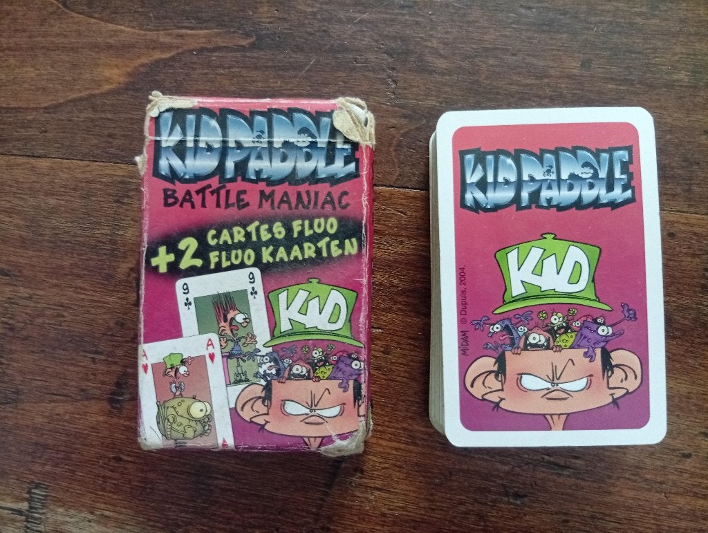 Jeu de cartes "Kid Paddle" (complet)., Envoi, Autres personnages, Utilisé, Livre ou Jeu