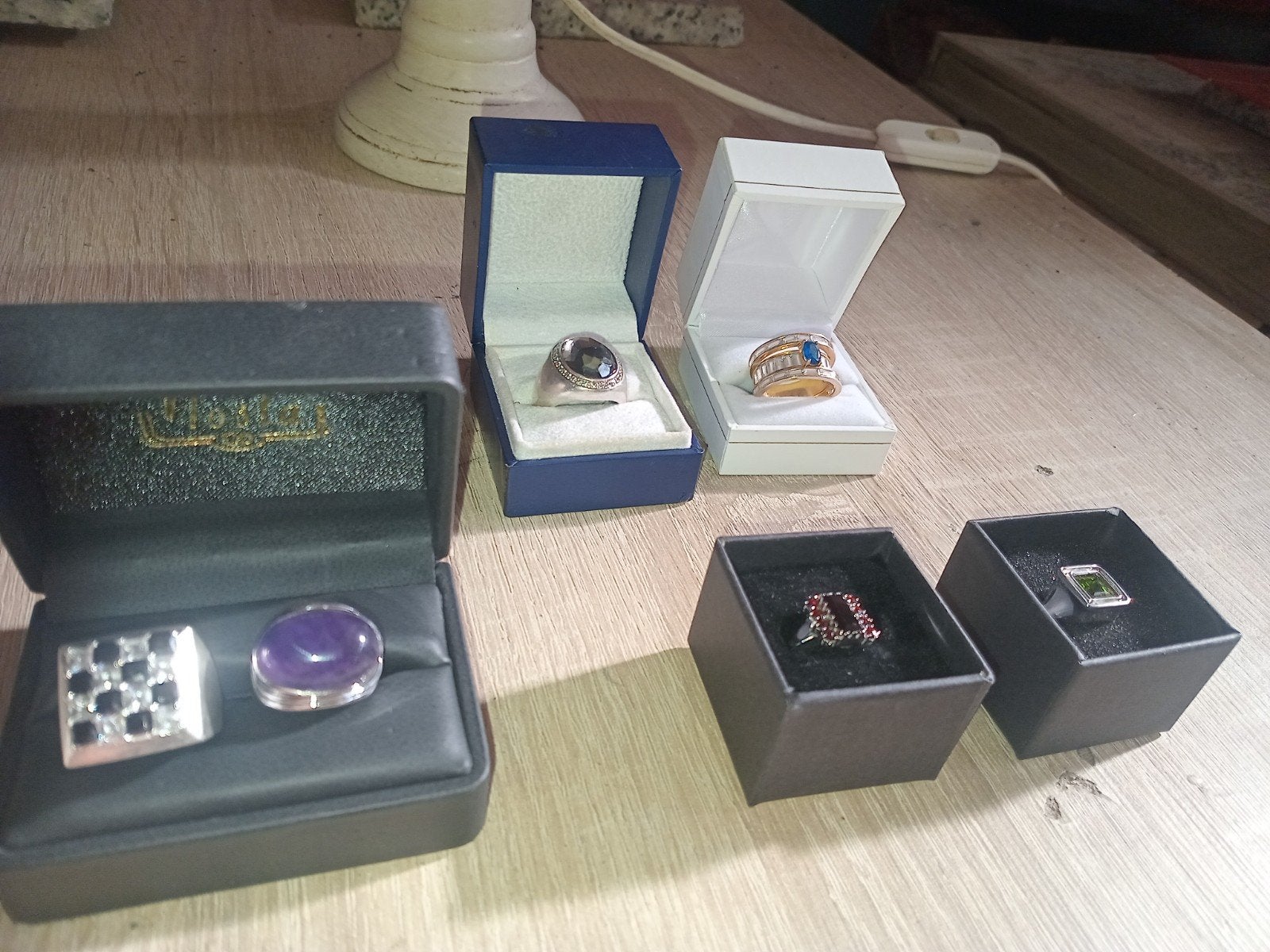 lot 6 bagues en argent 925, Bijoux, Sacs & Beauté, Enlèvement ou Envoi, Argent, Argent