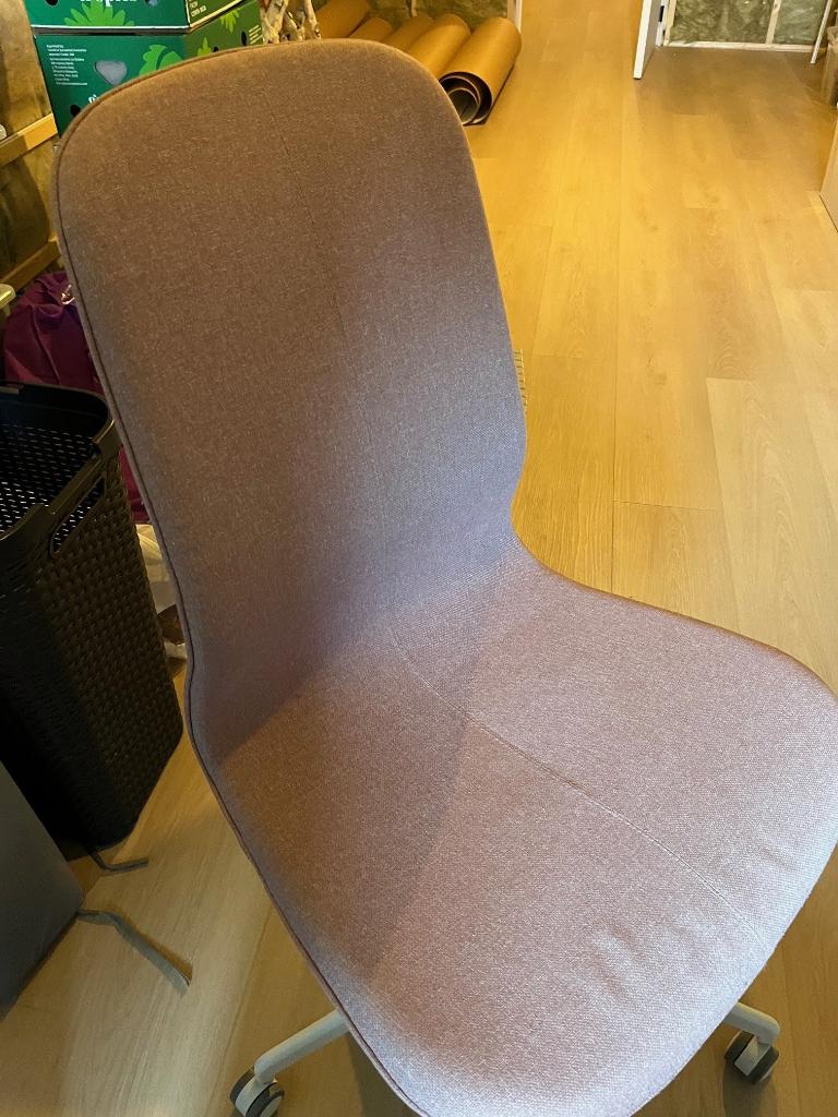 Bureaustoel, Huis en Inrichting, Ophalen, Zo goed als nieuw, Roze, Bureaustoel