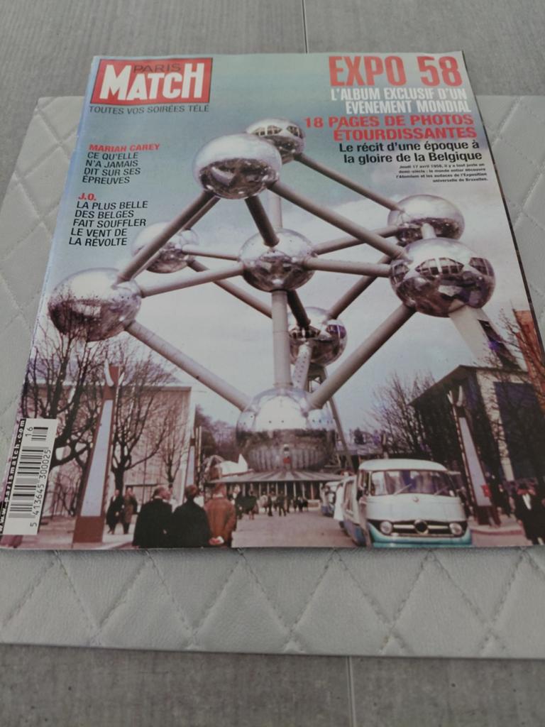 Revue Paris Match spécial expo 58, Collections, Envoi, 1960 à 1980, Journal ou Magazine