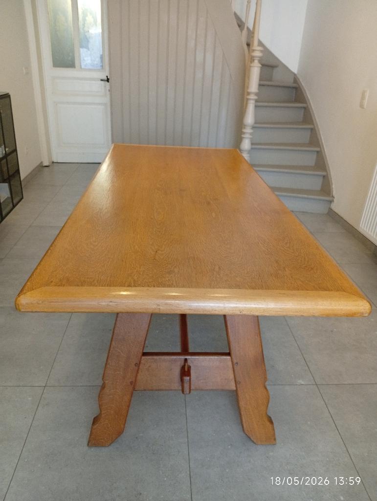 Table bois ancien, 150 à 200 cm, Cinq personnes ou plus, Enlèvement, Utilisé