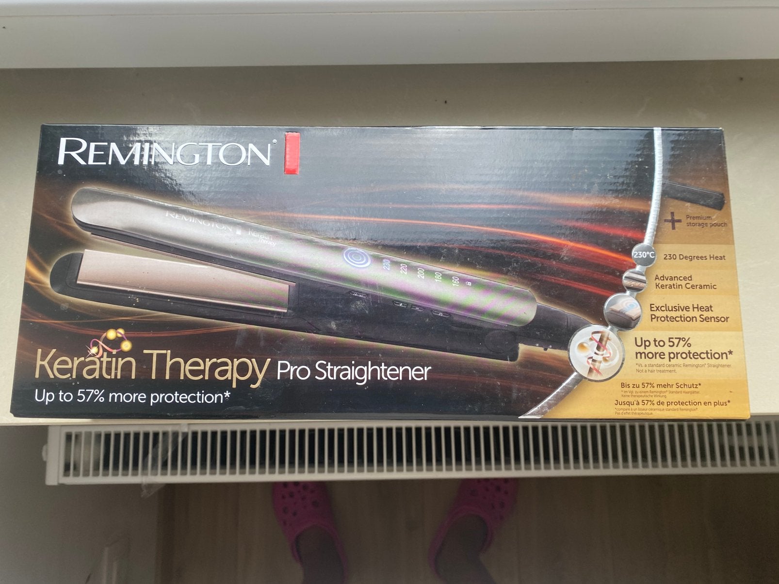 Fer à cheveux kératine professionnel, Bijoux, Sacs & Beauté, Enlèvement ou Envoi, Comme neuf, Soin des cheveux ou Soin réparateur des cheveux