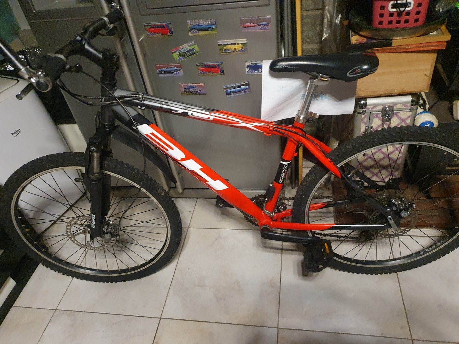 vtt frein à disc propre over-x5.7, Enlèvement