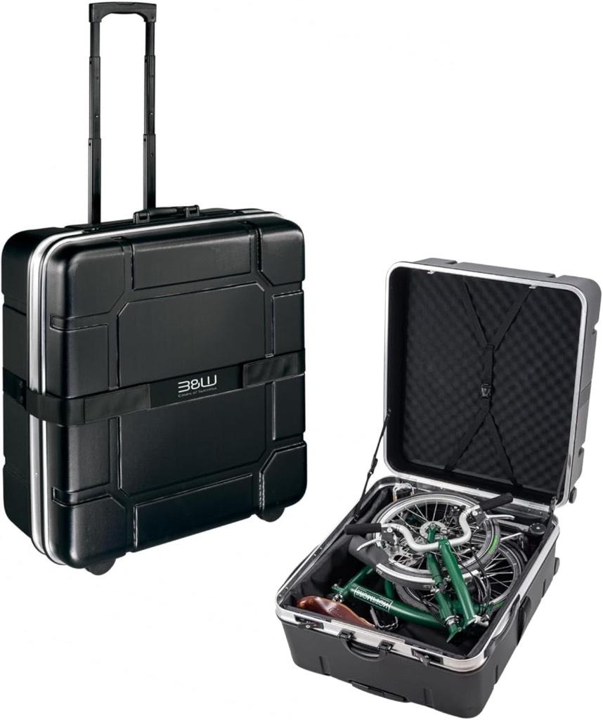 Brompton B&W - reis/transportkoffer - hardcase, Handtassen en Accessoires, Tassen | Reistassen en Weekendtassen, Uitschuifbare handgreep