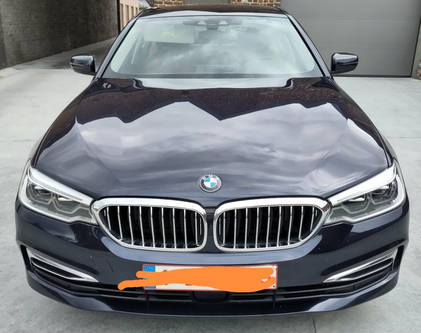 Bmw 530i luxury line., Auto's, BMW, Automaat, Achterwielaandrijving, Euro 6, Blauw