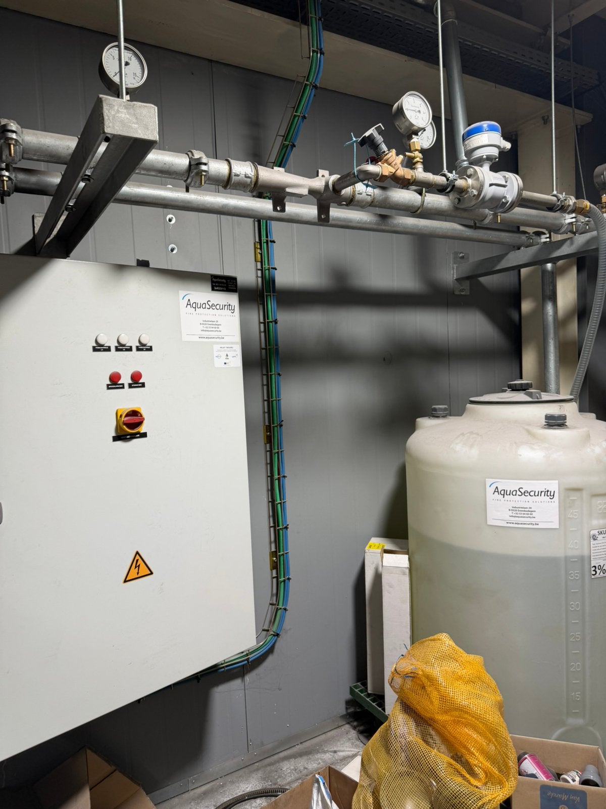 Schuimblusinstallatie aqua security, Zakelijke goederen, Ophalen