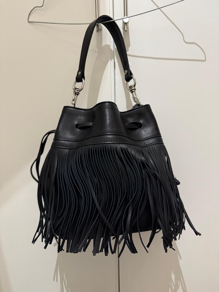 Gianni Chiarini gloednieuwe leren tas, Handtassen en Accessoires, Tassen | Damestassen, Ophalen, Nieuw, Zwart, Handtas