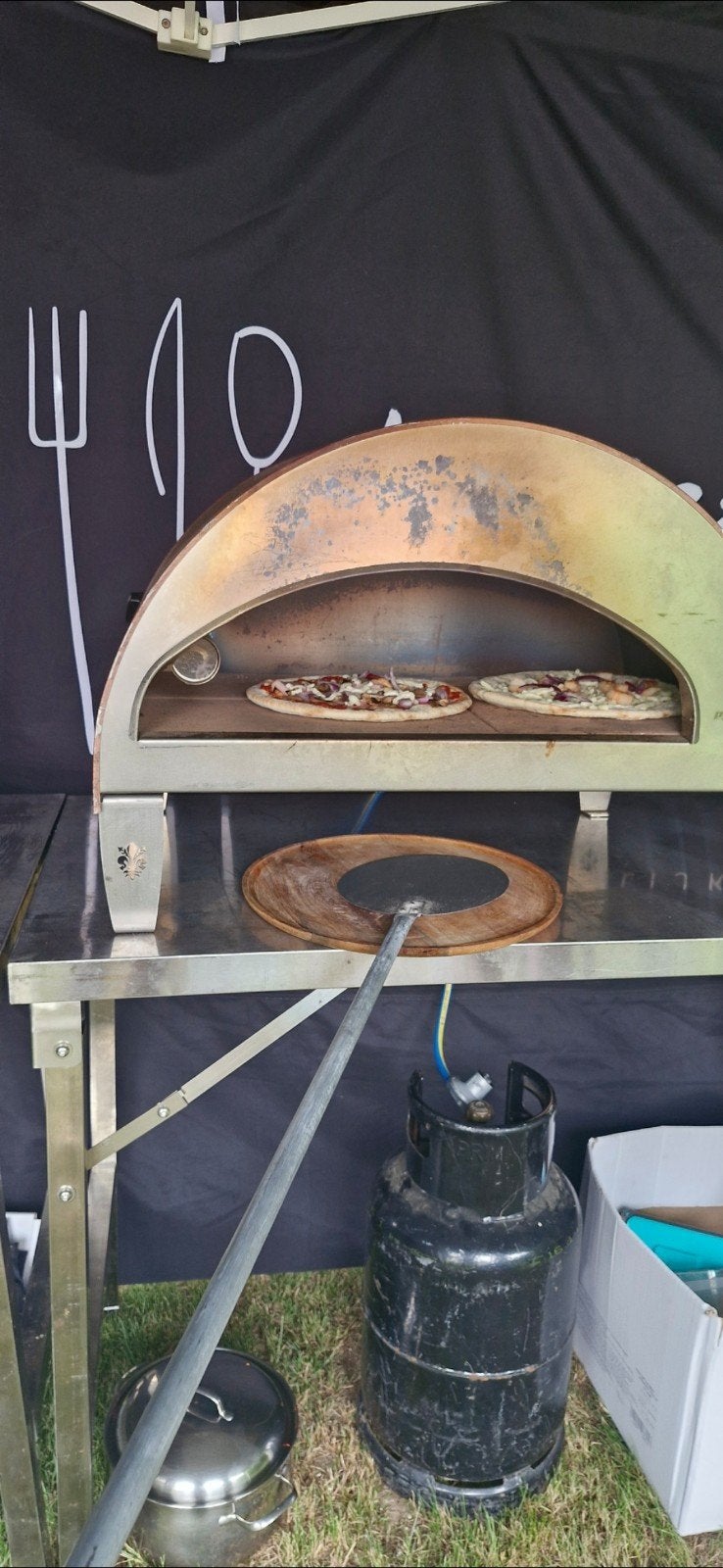 2x pizzaoven pizza oven, Tuin en Terras, Pizzaovens, Ophalen