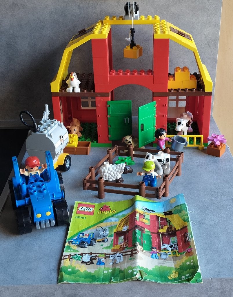 lego duplo 5649 grote boerderij, Kinderen en Baby's, Speelgoed | Duplo en Lego, Ophalen of Verzenden, Gebruikt, Inclusief instructies