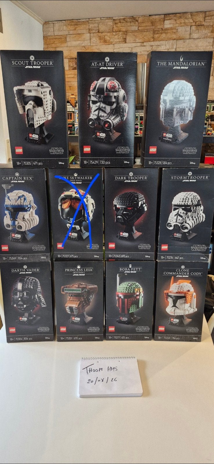 Lego Star Wars Helmet Collection, Ophalen of Verzenden, Zo goed als nieuw