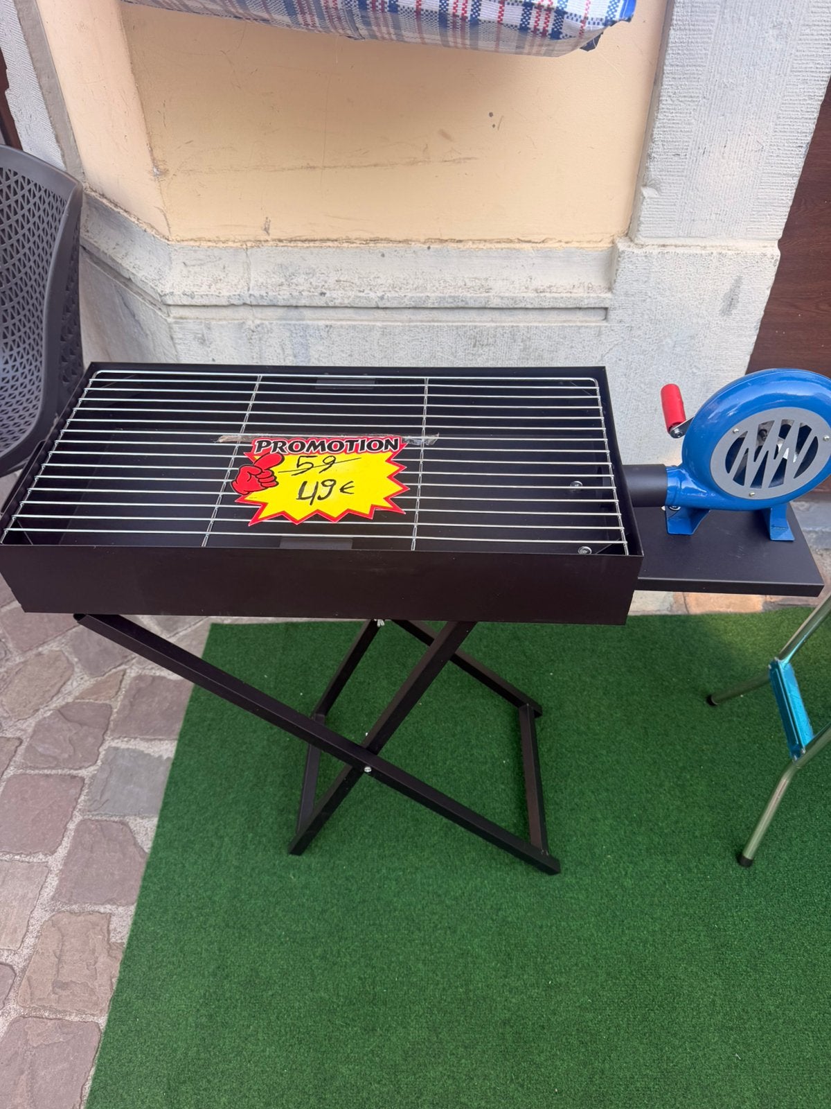 Barbecue turbo, Jardin & Terrasse, Barbecues au charbon de bois, Enlèvement, Comme neuf