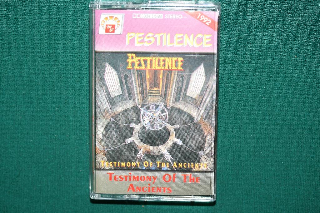 Pestilence – Testimony Of The Ancients, Cd's en Dvd's, Cassettebandjes, Ophalen of Verzenden, Gebruikt, Rock en Metal, 1 bandje