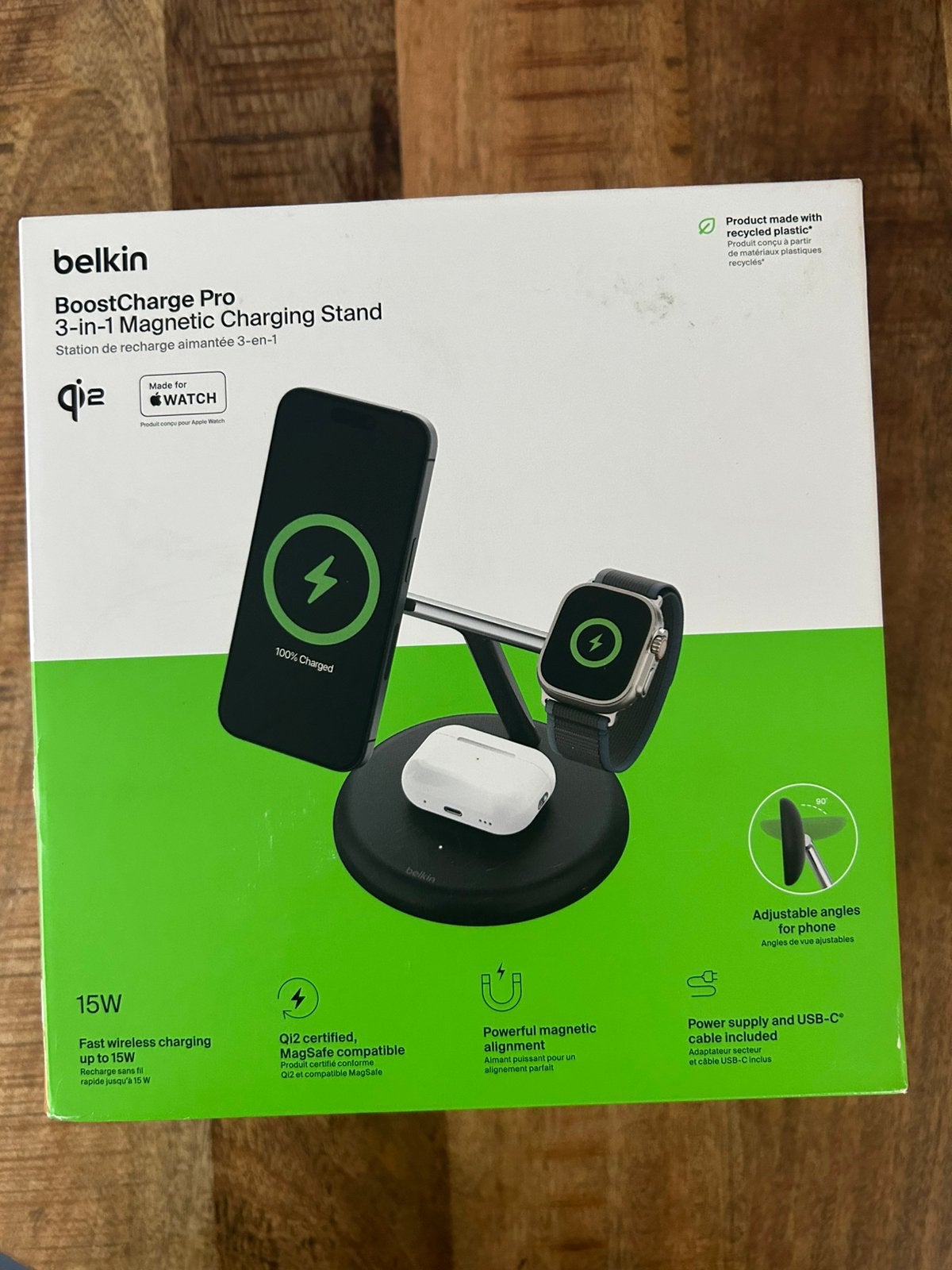 Belkin Boost charger 3 in 1, Ophalen of Verzenden, Nieuw, Belkin, Apple