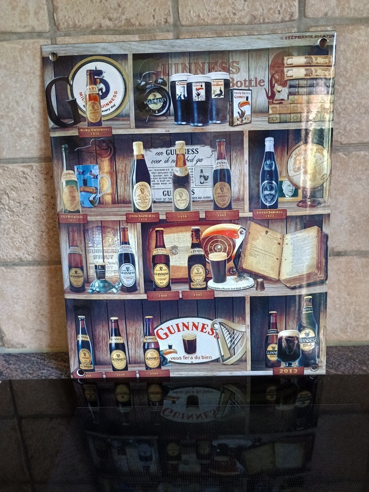 Guinness email plaat 30x24, Antiek en Kunst, Ophalen of Verzenden