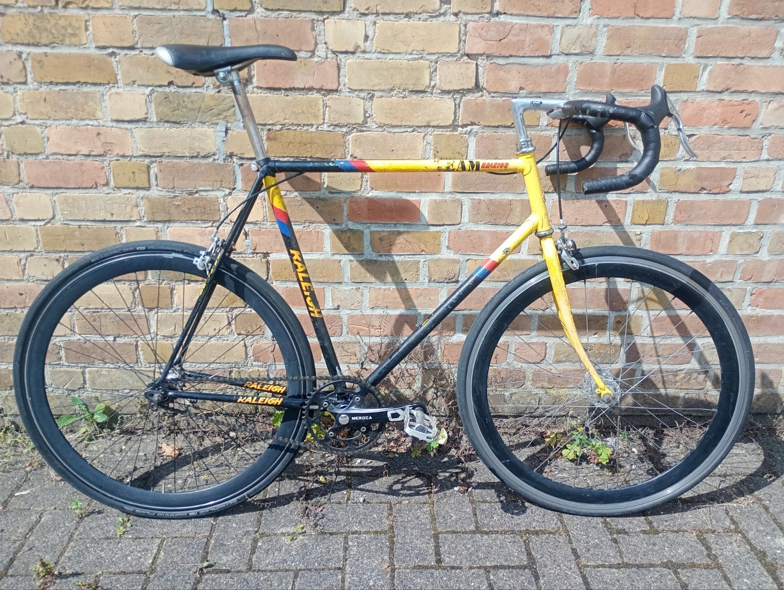 Vélo de course Singlespeed/Fixie, vélo de ville Raleigh, Vélos & Vélomoteurs, Autres marques, Frein sur jante, Moins de 10 vitesses