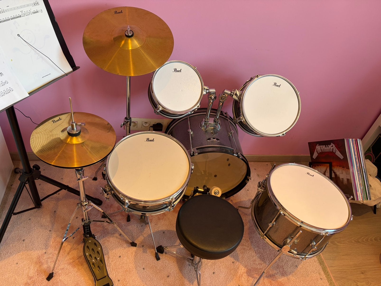 Pearl Roadshow Junior kinderdrumstel, Muziek en Instrumenten, Ophalen, Zo goed als nieuw, Pearl