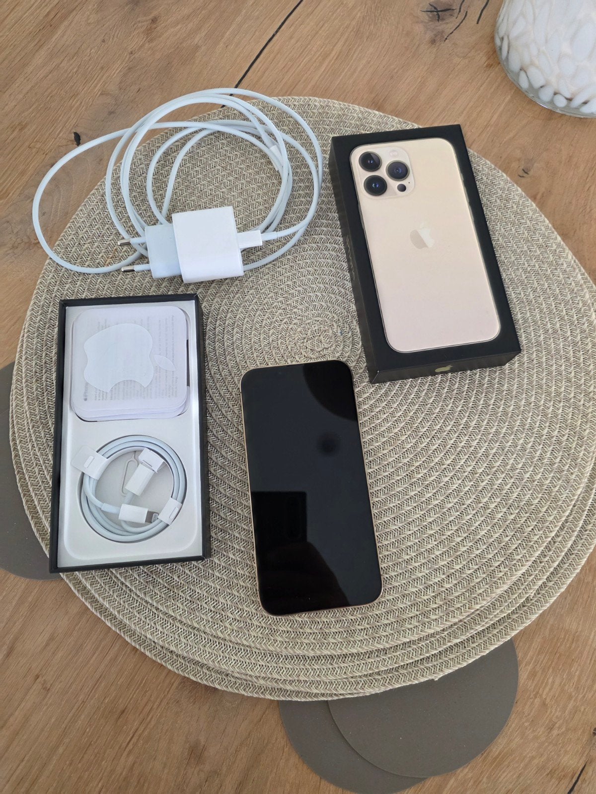 iPhone 13 Pro 256GB Goud – In Nieuwstaat (Krasvrij!) + Nieuw, Enlèvement ou Envoi, Or, IPhone 13, 84 %
