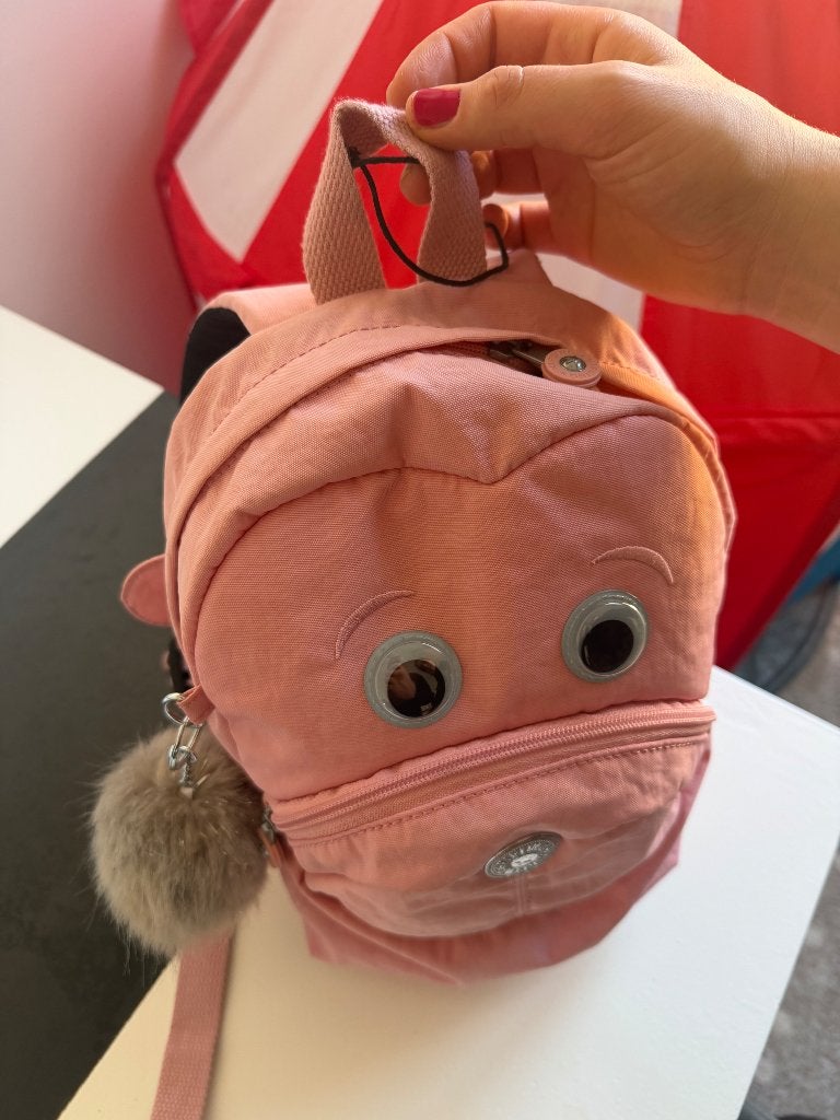 Kipling roze schooltas, Ophalen, Rugtas, Zo goed als nieuw, Roze
