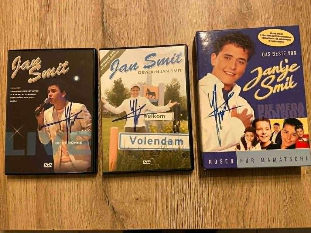 3 DVD's - CD's Jan Smit, gesigneerd, Cd's en Dvd's, Cd's | Nederlandstalig, Ophalen of Verzenden, Zo goed als nieuw, Levenslied of Smartlap