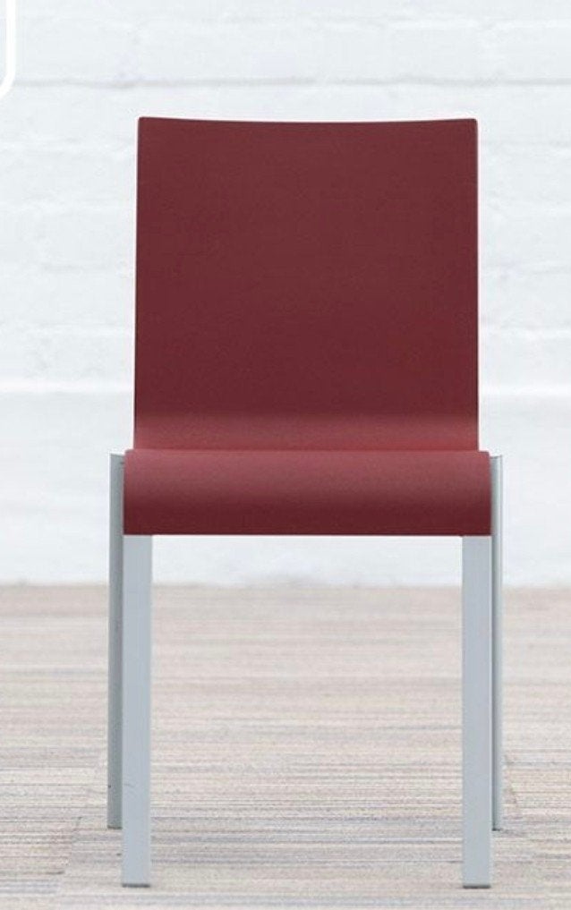Vitra 0.3 rood 6 stuks, Huis en Inrichting, Ophalen, Overige materialen, Design by Maarten van Severen, Zo goed als nieuw