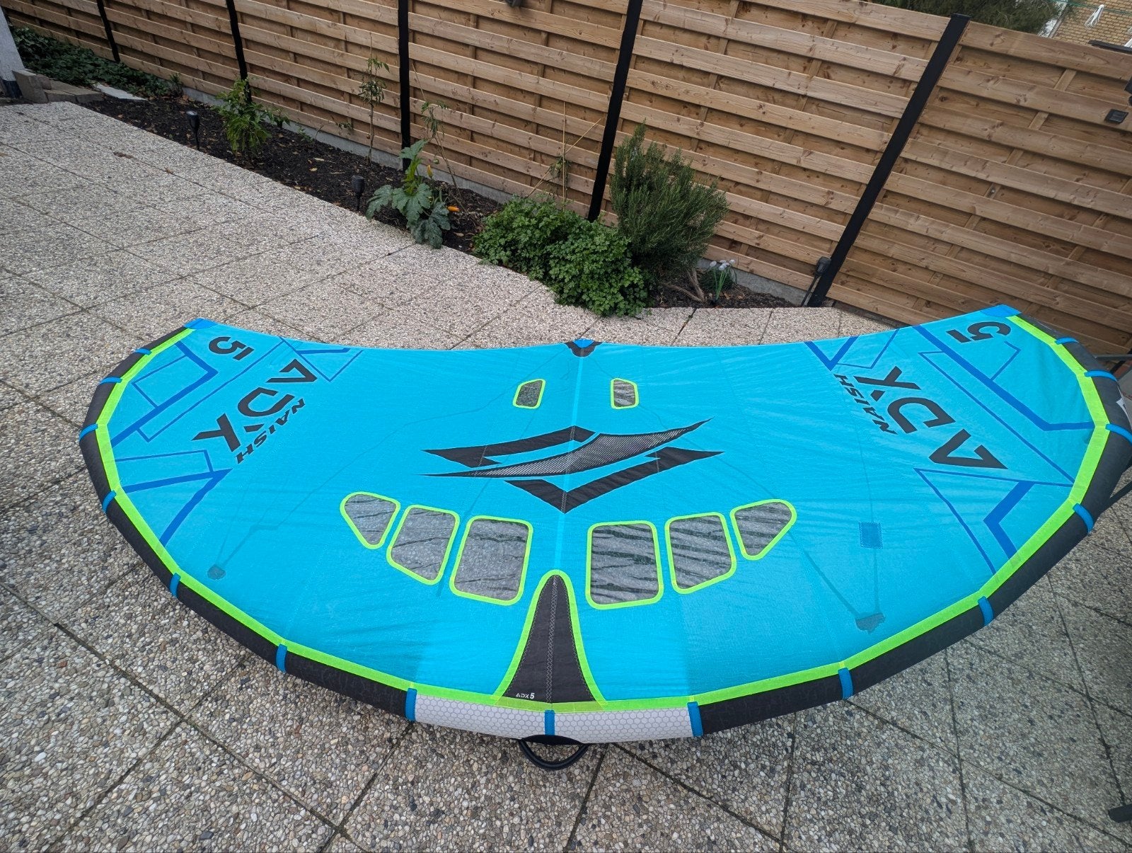Naish ADX 5.0 in Zeer goede staat met repair, Ophalen of Verzenden, Gebruikt, Wingsurf-wing