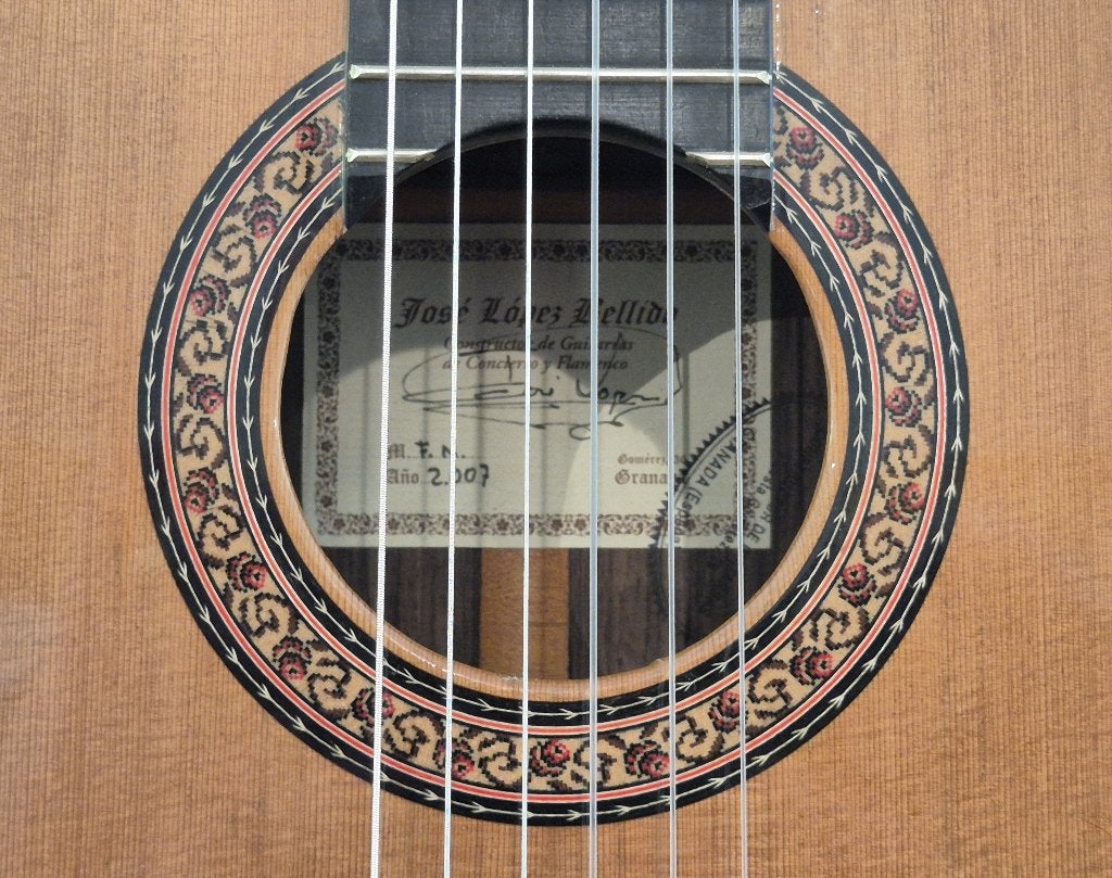 Jose Lopez Bellido 2007 flamenco gitar, Ophalen of Verzenden, Met koffer