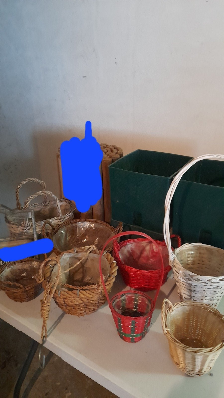 divers articles en osier, Maison & Meubles, Accessoires pour la Maison | Plataux & Paniers, Enlèvement, Osier
