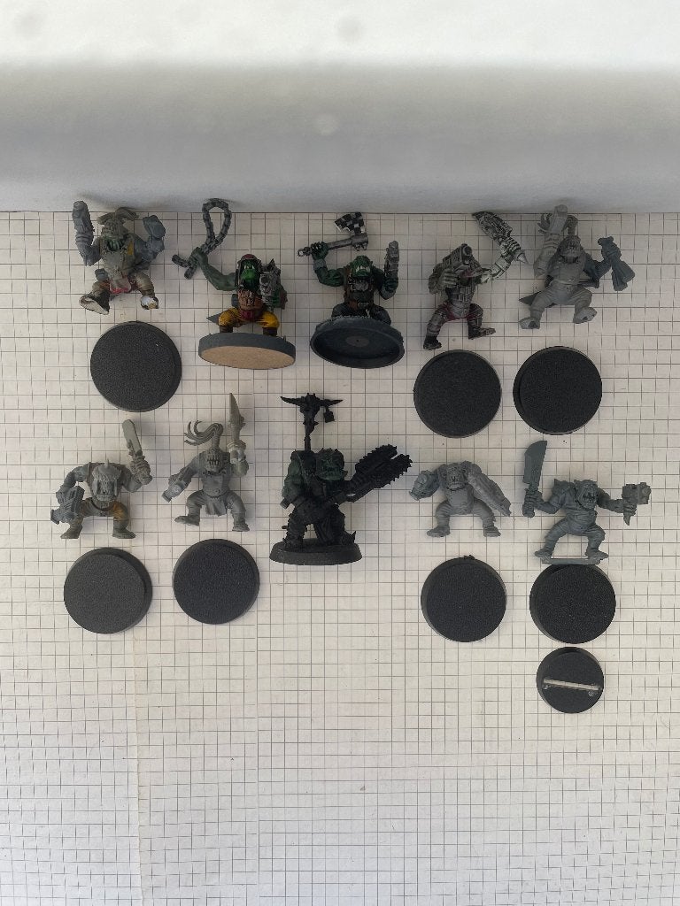 Boyz Orks avec kikoup/slugga pour W40K, Hobby en Vrije tijd, Wargaming, Ophalen of Verzenden, Gebruikt, Warhammer 40000, Figuurtje(s)