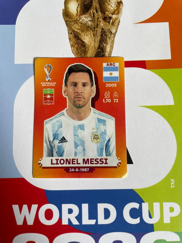 Messi sticker wk 2022, Verzamelen, Stickers, Ophalen of Verzenden