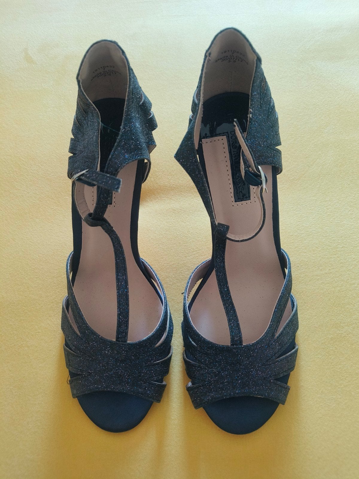 Stilleto noir à paillettes bleu Dorothy Perkins, Neuf, Enlèvement ou Envoi, Dorothy perkins, Noir